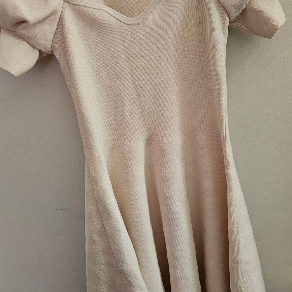 Express Cream Puff Sleeve Size Small Mini Dress - Picture 3 of 8